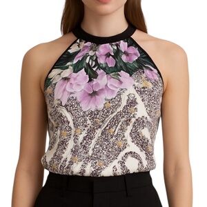 Elie Tahari Floral Top